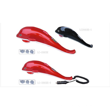 Electric Dolphin Handheld Massager with Magnetic Heads (LC-2002E)